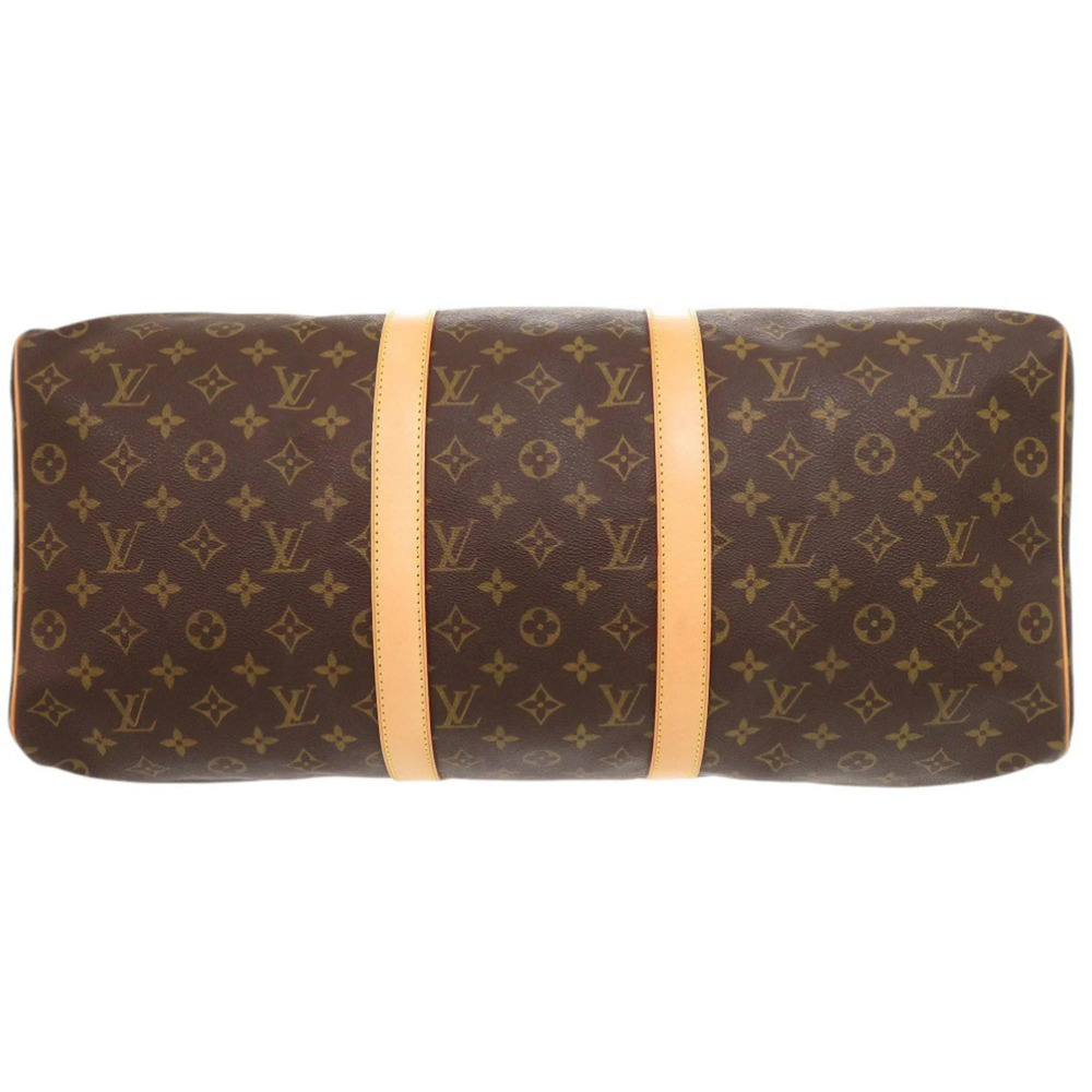 LOUIS VUITTON Authentic Brown Monogram Keepall 50 Boston Bag - Picture 3 of 10